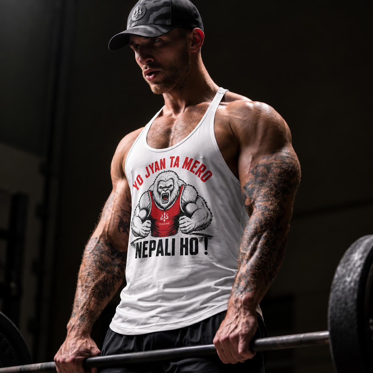 Thin Strap Mens Tank Top